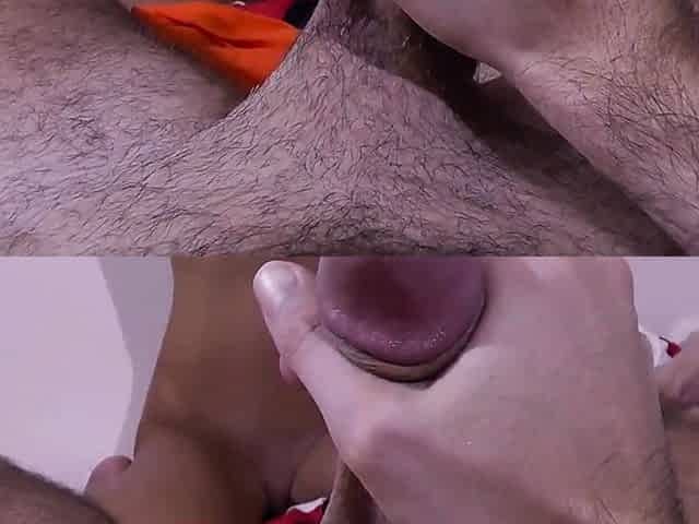 Russian teen likes the cum on her face