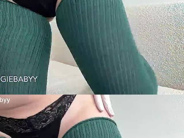 white latex gloves and lengthy green socks jerk off instructions - veggiebabyy