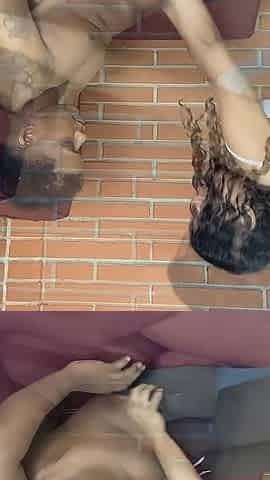 Stepsister Agrees to Be Fucked on the Sofa by a Black Man