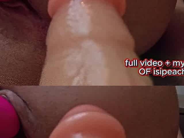 TRIPLE TOYS! Small redhead stuffed with sex toy, butt-ramming & sex-toy