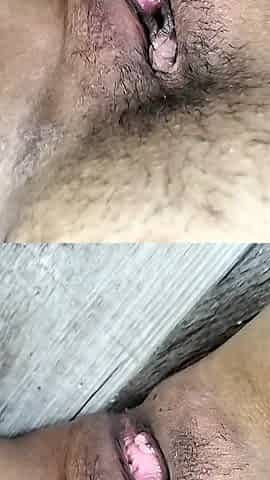 Asian Thai Wife Gapes Her Tight Pussy for You