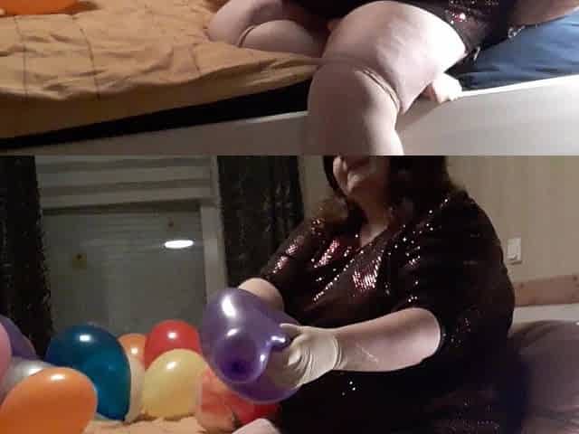 Balloon Fetish with SSBBW