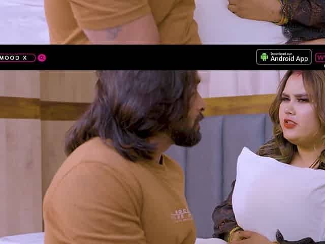 Beautiful Indian Wife and His Husband Making Love Each Other in Hotel Room