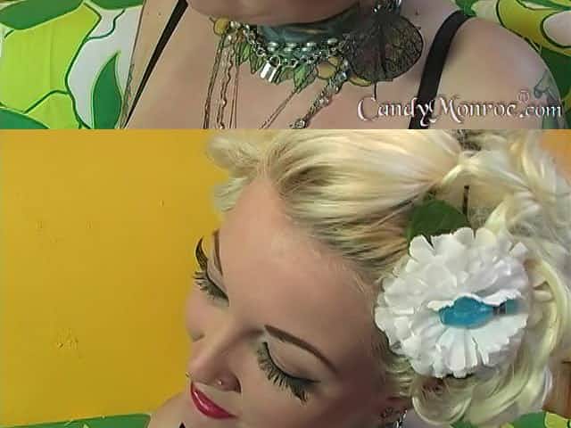 Curvy blonde whore Candy Monroe loves to be fucked hard by a black cock