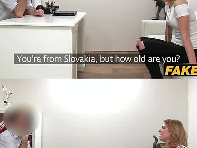 Fake Agent Model gives fresh boss control of her sextoy