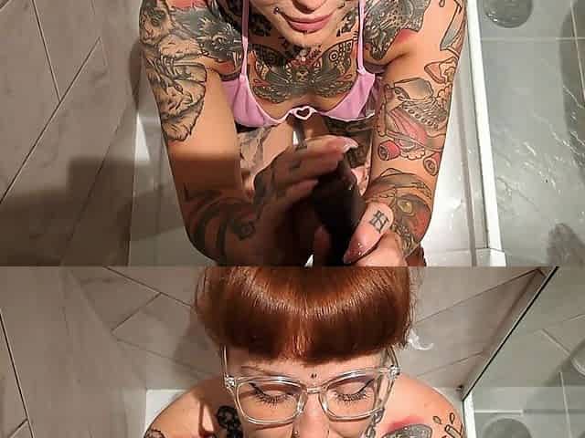 Pissy BBC Blowjob!! Pee and Spit Play