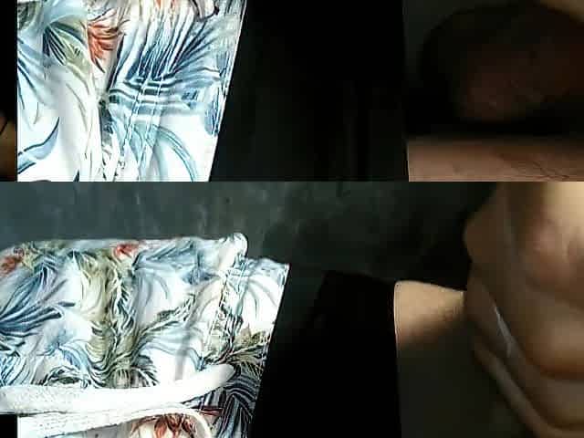 Large ramrod man masturbating on a clip call