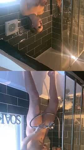 Amateur striptease and Solo masturbation