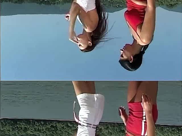 Wild Lesbo Love at the Beach