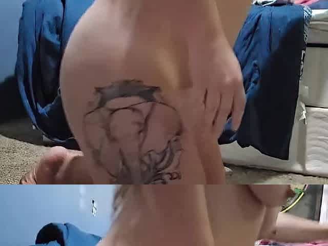 filling my cunt up with large white sextoy making me cum
