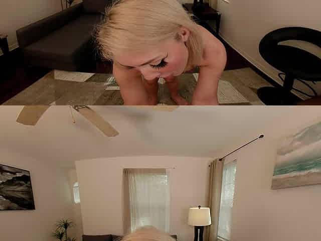 Blonde Stepmom Shows Her Big Tits