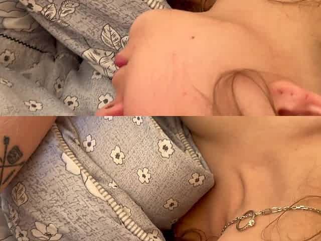 Woke up and Put It in Her Mouth. Cum in Her Throat