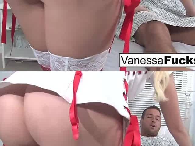 Vanessa Cage In Sexy Blonde Trailer