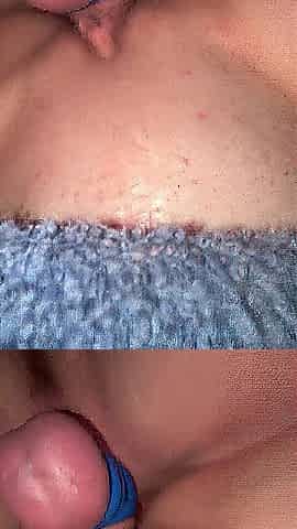 Penis ring rubbing balks and wang in her vagina whilst this babe squirts