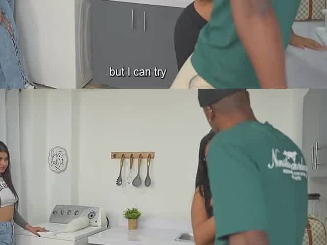 He Broke My Tight Pussy With His Huge Black Dick Just For Accepting The Lease Agreement!
