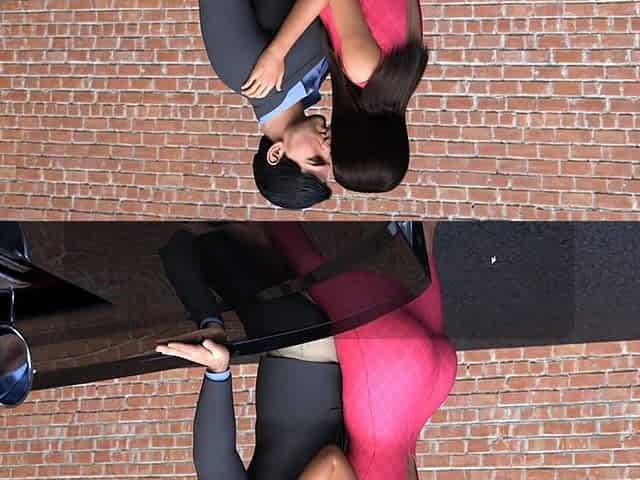 Jake Having Fun with Veronica in Public Place