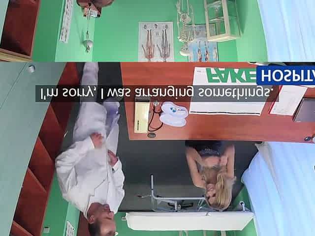 FakeHospital Taut twat makes doctor cum