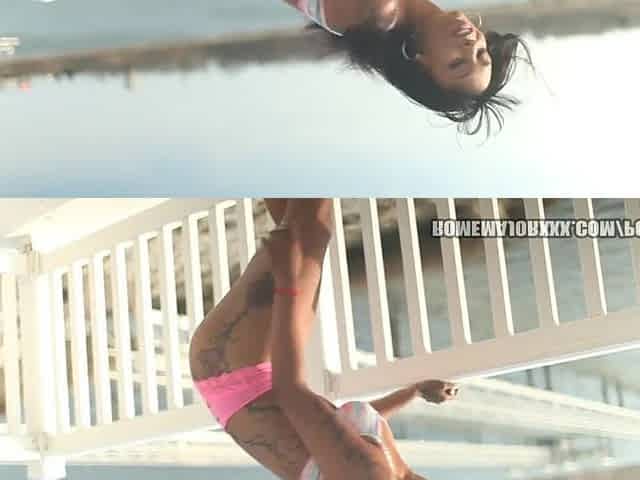 ROME Sexy Ebony Gal Twerks and Bounces her Butt