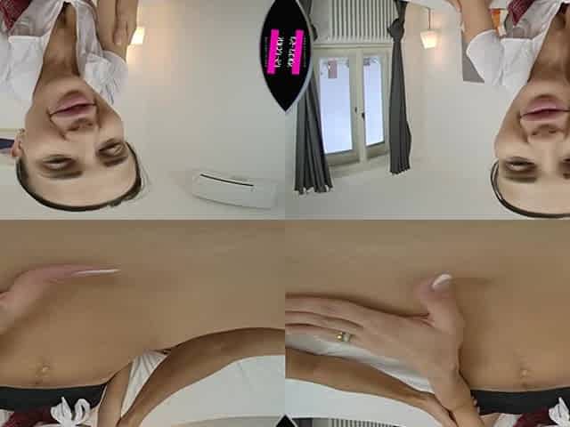 Sex With Nicole On The Bed From Another Point Of View
