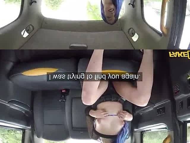 I fingered her bum and it almost make her cum - Fake Taxi