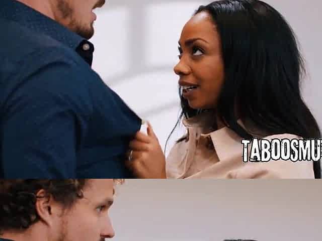 Large Butt Black Wife Screws With Spouse's Stepbrother