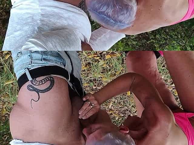 Blowjob at the Bornbruch Parking Lot Near Frankfurt #2