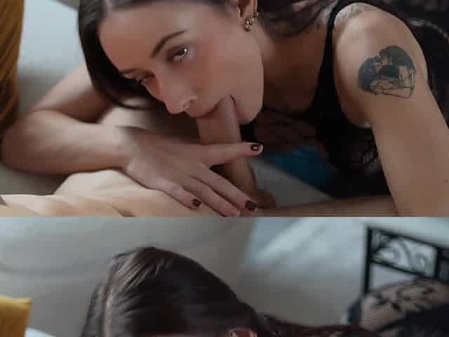 For how long can you resist until you cum into my mouth?