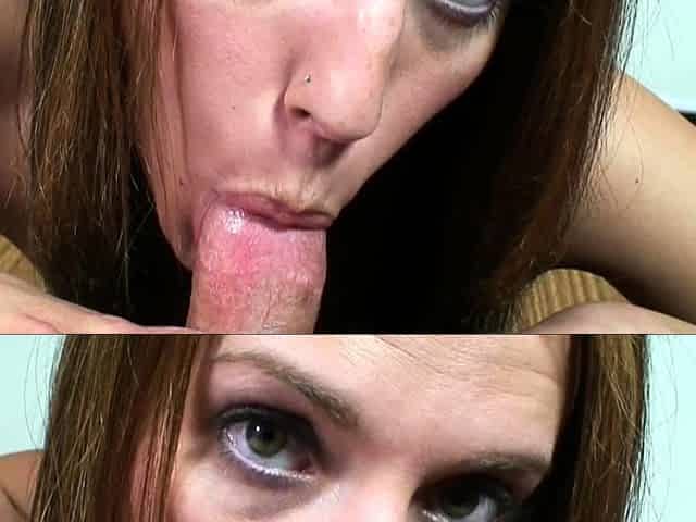 Blonde Blowjob Babe Performs A Sloppy POV Cocksucking