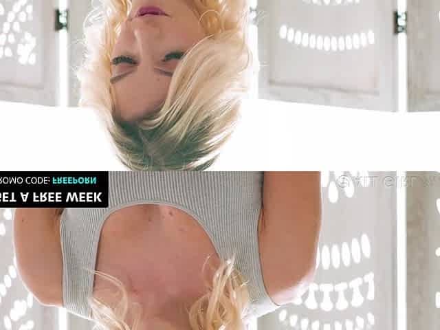 Hot redhead and her blonde bestie turn a simple massage into a passionate lesbian sex with plugs and licking