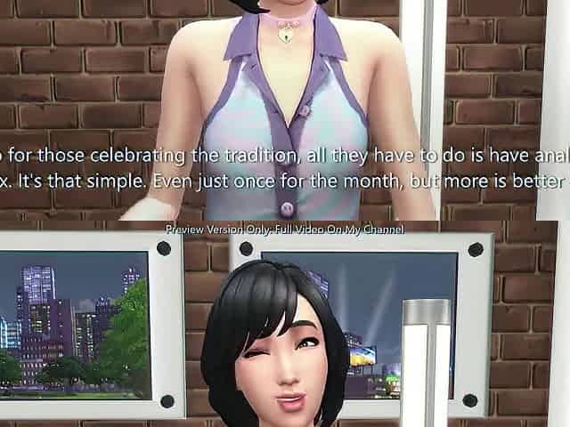 Girlfriend Asks Her Boyfriend To Bang Her Booty - sims 4 - CG Anime