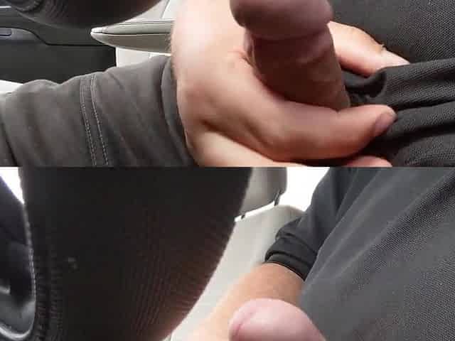 Nearly got caught wanking in the grocery store parking lot