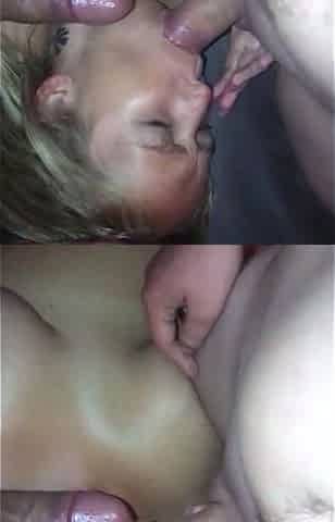Belgian Amateur Threesome Blowjob