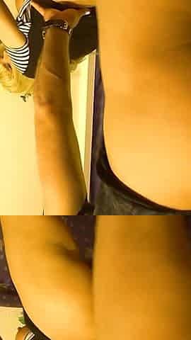 Proud of Her New Tits