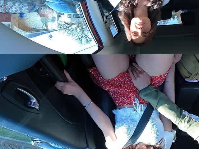 My spouse's ally took me for a ride in the car to screw my throat whilst my spouse was at work