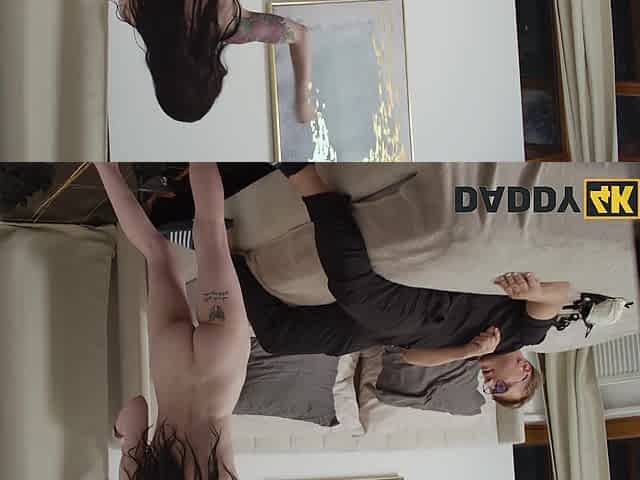 DADDY4K. If you forget a vibrator in her pussy, StepDaddy will come and fuck her