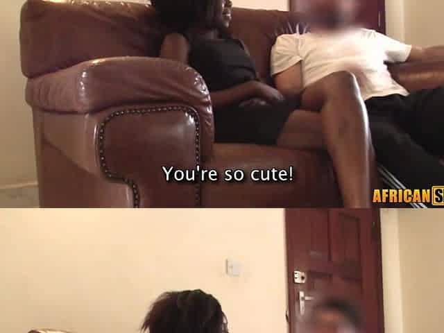 Slender afro trying white meat hard pounding for the 1st time