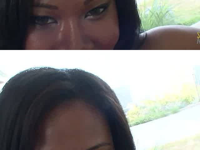 Interracial sex with black babe Jessica Dawn ending with a facial