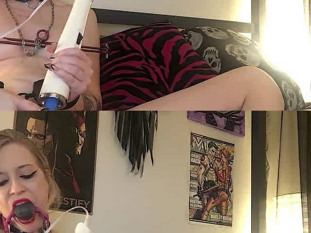 S&M marvelous anguish - hawt golden-haired kinky solo cum