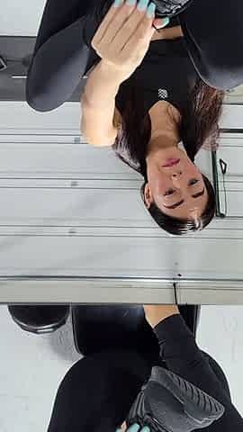 Amateur teen gives a blowjob POV style
