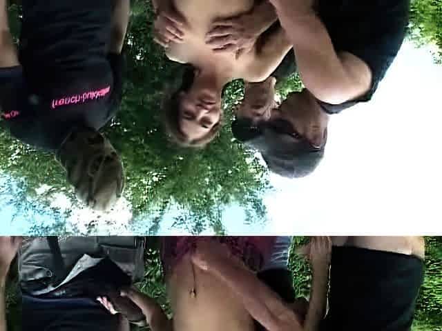 Hardcore teen ffm threesome