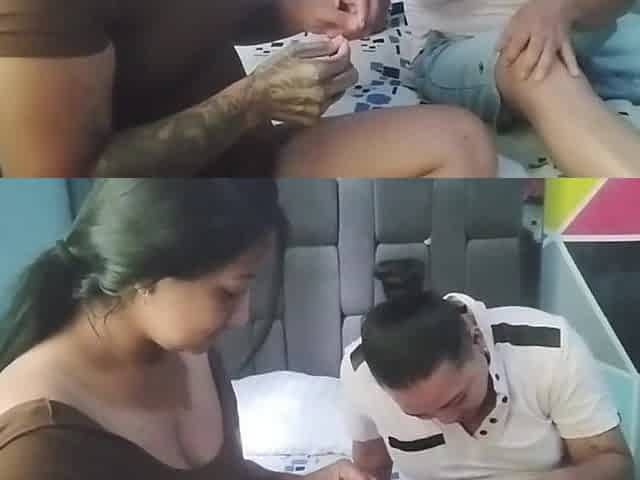 homemade joy involving cunt worship