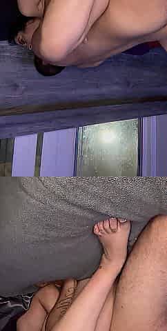 We do her position to make her cum in three mins and then I do what I wanna cum ????