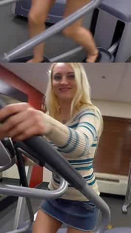 Kamilla Kaboose - up the Skirt Workout 4K