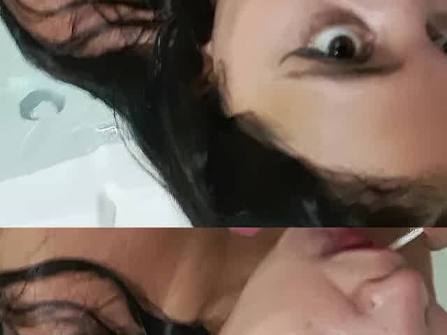 Disfrutando de una gran cojida con un fan en el jacuzzi del motel