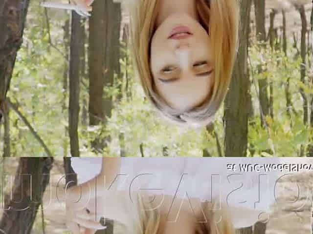 Sofia smoking in the park