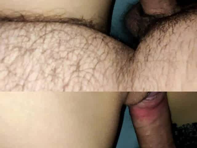 18yo! Skinny and Bitchy Pussy Gets a Thick Hairy Cock, Real Home Video