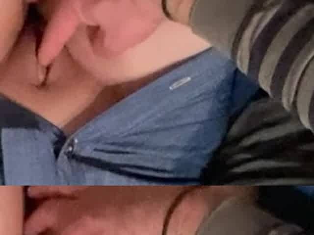 Dirty Hobby! Old Man Fingering Perfect Pussy in Public
