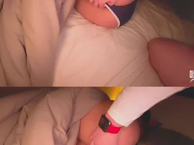 Stepson is so lascivious and I wanna make him cheerful and suck his cock and this chab cums on my vagina