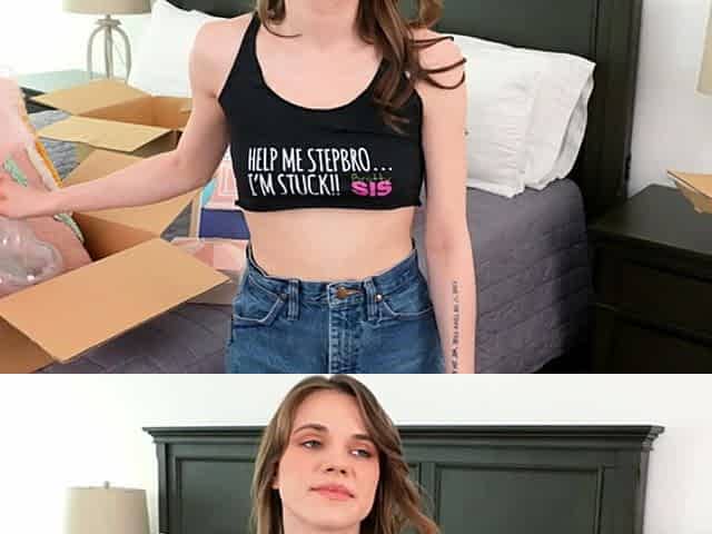 Stepsister server up her tight pussy