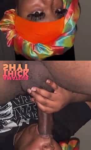 Cheating BBW Homemade Throat Massage